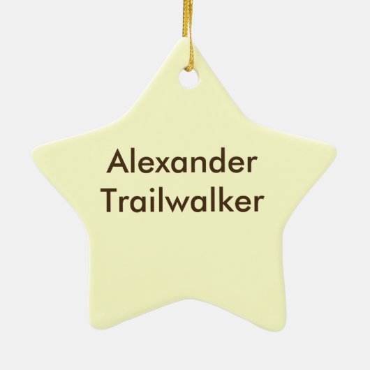 Groene Camo, Camouflage Deer gepersonaliseerd Keramisch Ornament (Achterkant)