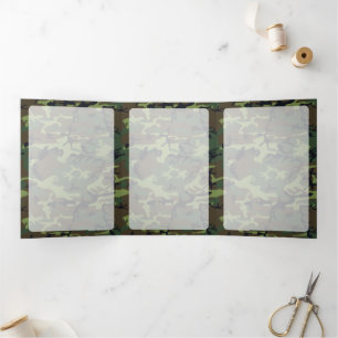 Groene Camo, Camouflage, Militair, Leger Drieluik Kaart