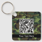 Groene Camo, Camouflage, Militair, Leger Sleutelhanger (Voorkant)