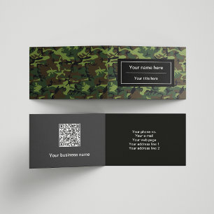 Groene Camo, Camouflage, Militair, Leger Visitekaartje