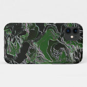Groene Camo   Case-Mate iPhone Case (Achterkant (horizontaal))