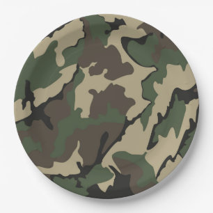 Groene Camo, de Borden van de Partij van het Papieren Bordje