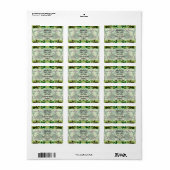 Groene camo etiket (Full Sheet)