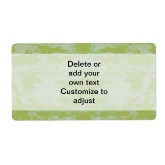 Groene camo etiket