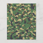 Groene camo flyer (Voorkant)