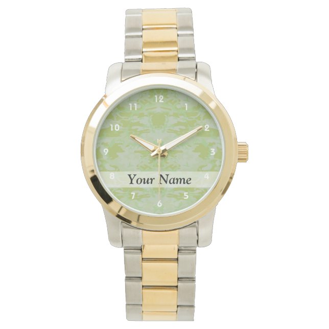 Groene camo horloge (Voorkant)
