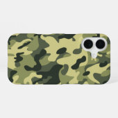 Groene Camo iPhone 16 Hoesje (Achterkant horizontaal)
