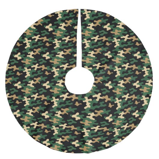 Groene Camo Kerstboom Rok (Voorkant)