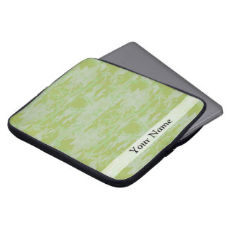 Groene camo laptop sleeve