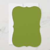Groene Camo met Buck; Jongen Baby shower Uitnodigi Kaart (Achterkant)