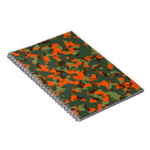 Groene Camo met Safety Blaze Oranje Notitieboek (Rechterzijde)