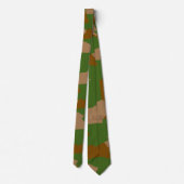 Groene Camo Militair Camouflage Stropdas (Achterkant)
