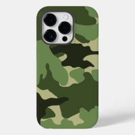 Groene Camo Militaire Camouflage Patroon achtergro Case-Mate iPhone 14 Pro Hoesje