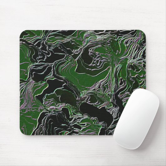 Groene Camo Muismat (Met muis)