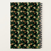 Groene Camo Notitieboek (Achterkant)