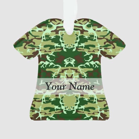 Groene camo ornament (voorkant)
