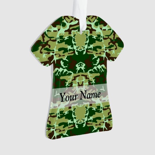 Groene camo ornament (voorkant)