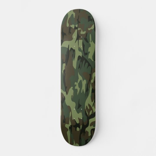 groene camo persoonlijk skateboard (Voorkant)