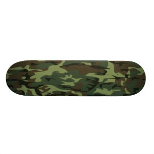 groene camo persoonlijk skateboard