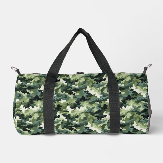 Groene Camo Print Plunjezak (Voorkant)