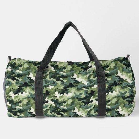 Groene Camo Print Plunjezak (Achterkant)