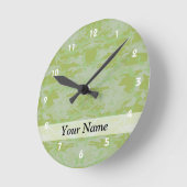 Groene camo ronde klok (Hoek)