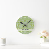 Groene camo ronde klok (Huis)