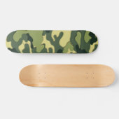 Groene Camo/Skateboard Persoonlijk Skateboard (Horizontaal)