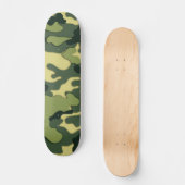 Groene Camo/Skateboard Persoonlijk Skateboard (Voorkant)