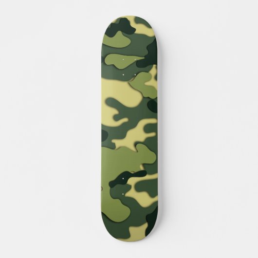 Groene Camo/Skateboard Persoonlijk Skateboard (Voorkant)