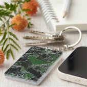 Groene Camo Sleutelhanger (Voorkant Rechts)