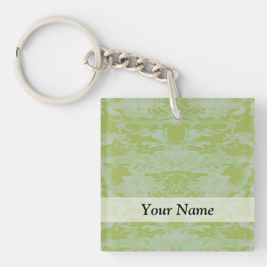 Groene camo sleutelhanger (voorkant)