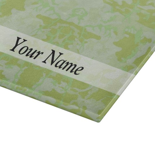 Groene camo snijplank (Hoek)