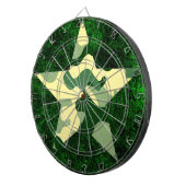 Groene Camo Ster Dartbord (Voorkant Rechts)