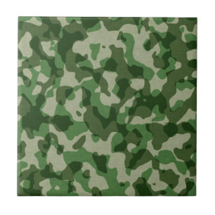 Groene Camo Tegeltje