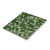 Groene Camo Tegeltje (Zijkant)