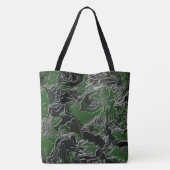 Groene Camo Tote Bag (Achterkant)