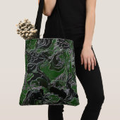 Groene Camo Tote Bag (Dichtbij)