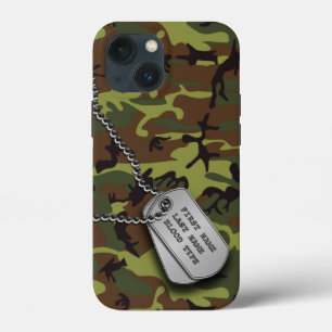 Groene Camo w/Dog Label Case-Mate iPhone Case