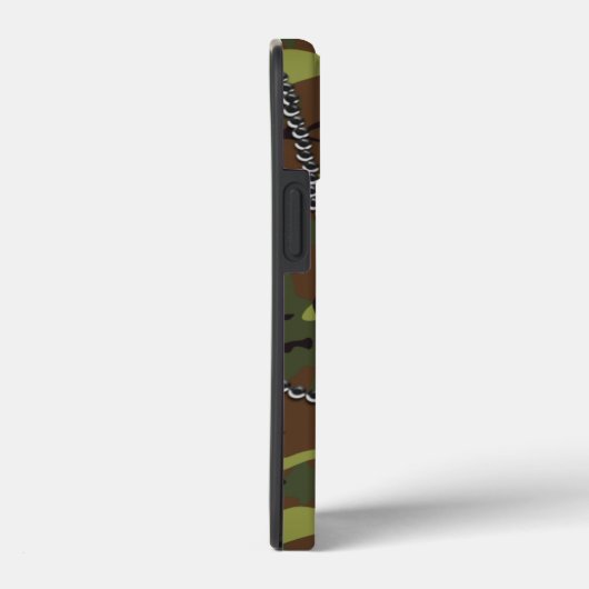 Groene Camo w/Dog Label Case-Mate iPhone Case (Achterkant / Rechts)