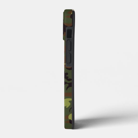 Groene Camo w/Dog Label Case-Mate iPhone Case (Achterkant / Links)