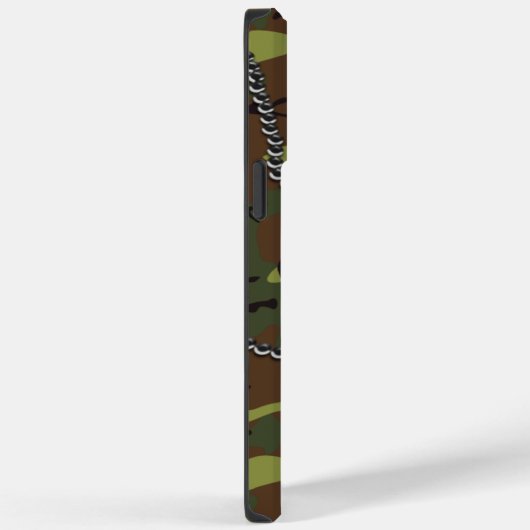 Groene Camo w/Dog Label Case-Mate iPhone Case (Achterkant / Rechts)