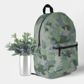 Groene camouflage  bedrukte rugzak