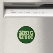 Groene camouflage Bigfoot tekst Magneet (Insitu (Vaatwasser))