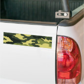 Groene camouflage bumpersticker (Op Truck)