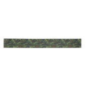 Groene Camouflage Camo Leger Militair Bruin Satijnen Lint (Voorkant)