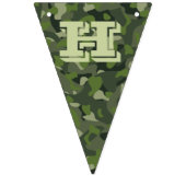 Groene camouflage die de bergen verstoort vlaggetjes (Tweede vlag)