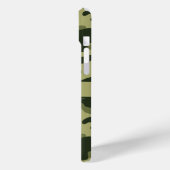 Groene Camouflage Gepersonaliseerd Case-Mate iPhone Case (Achterkant / Links)
