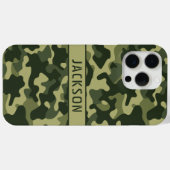 Groene Camouflage Gepersonaliseerd Case-Mate iPhone Case (Achterkant (horizontaal))