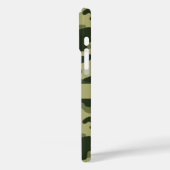 Groene Camouflage Gepersonaliseerd Case-Mate iPhone Case (Achterkant / Links)